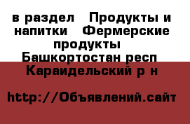  в раздел : Продукты и напитки » Фермерские продукты . Башкортостан респ.,Караидельский р-н